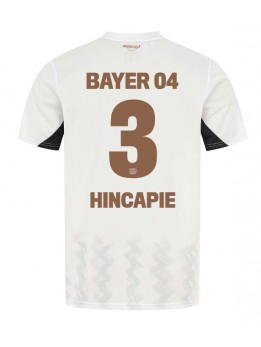 Billige Bayer Leverkusen Piero Hincapie #3 Bortedrakt 2024-25 Kortermet